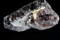 Crystal of axinite Royalty Free Stock Photo