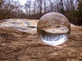 Crystal Ball Inverts Image Royalty Free Stock Photo