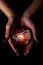 Crystal Ball Atom Royalty Free Stock Photo