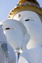 Crystal ball, Buddha on Mountain ,Phasornkaew, Phetchabun Province, Thailand. Royalty Free Stock Photo