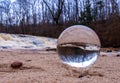 A Crystal Ball Inverts Image Royalty Free Stock Photo