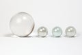 Crystal Ball Marbles Royalty Free Stock Photo