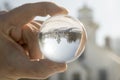 Crystal ball at Old Mission Lighthouse, Traverse City, Michigan Royalty Free Stock Photo