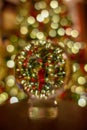 Crystal Ball Photo of Christmas tree