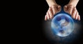 Crystal Ball Reading Banner Royalty Free Stock Photo