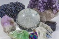 Crystal Ball and various crystals