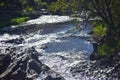 Crystal blue riverflow Royalty Free Stock Photo