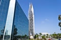 Crystal Cathedral is a church building in Garden Grove, Orange County, California, USA Royalty Free Stock Photo