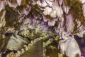 CRYSTAL CAVE in SEQUOIA national park Royalty Free Stock Photo