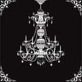 Crystal chandelier Royalty Free Stock Photo