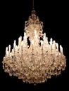 Crystal chandelier Royalty Free Stock Photo