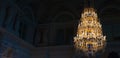 Crystal chandelier in Hermitage