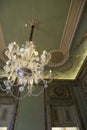 Crystal Chandelier lamp at the National Palace of Queluz