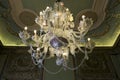 Crystal Chandelier lamp at the National Palace of Queluz