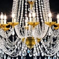 1032 Crystal Chandelier: A mesmerizing and enchanting background featuring a crystal chandelier in sparkling and elegant colors