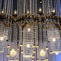 1032 Crystal Chandelier: A mesmerizing and enchanting background featuring a crystal chandelier in sparkling and elegant colors