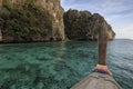 Crystal clear blu water in Losama bay in Koh Phi Phi Leh Island, Krabi Thailand Royalty Free Stock Photo