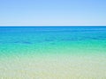 Crystal clear blue ocean water Royalty Free Stock Photo