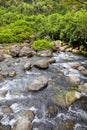 Crystal clear Blue Pools mountain water in  Phongn National Park - Kebang. Clean and pure spring water from mountain Royalty Free Stock Photo