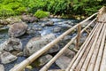 Crystal clear Blue Pools mountain water in  Phongn National Park - Kebang. Clean and pure spring water from mountain Royalty Free Stock Photo