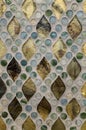 Crystal clear glass mosaic pattern Royalty Free Stock Photo