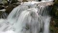 Crystal clear river cascade