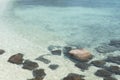 Crystal clear sea water Royalty Free Stock Photo