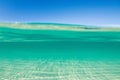 Crystal Clear turquoise water Royalty Free Stock Photo