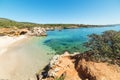 Crystal clear water in Alghero coastline