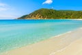 Crystal clear water of Cala Pira beach, Sardinia island, Italy Royalty Free Stock Photo