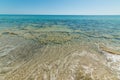 Crystal clear water in Costa Rei Royalty Free Stock Photo