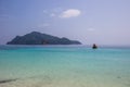 Crystal clear water at Flower Island - one of beautiful Islands in Kawthoung,a seaside province of Myanmar.