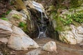 Crystal clear water of mountain creek Royalty Free Stock Photo