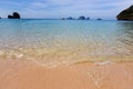 Crystal clear water at Railay Beach, Krabi, Thailand Royalty Free Stock Photo