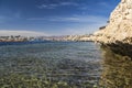 Crystal clear water in the Red Sea Royalty Free Stock Photo