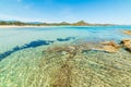 Crystal clear water in Scoglio di Peppino beach