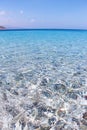 Clear ocean on Apella Beach, Karpathos Island, Greece Royalty Free Stock Photo