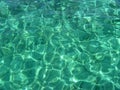 Crystal clear waters off Grand Cayman Royalty Free Stock Photo