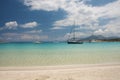 Crystal clear turquoise water beach