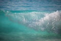 Crystal clear wave at the beach Royalty Free Stock Photo