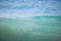 Crystal clear wave at the beach Royalty Free Stock Photo