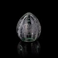 Crystal easter egg with flower patterns