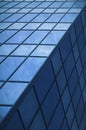 Crystal facade of a skyscraper. Abstract background. Royalty Free Stock Photo