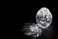 Crystal faceted egg Royalty Free Stock Photo
