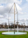 Crystal fountains at rond-point des champs-elysee