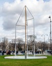 Crystal fountains at rond-point des champs-elysee