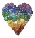 Crystal Gemstone Heart collage