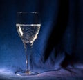 Crystal glass with champagne Royalty Free Stock Photo