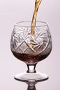 Crystal glass Royalty Free Stock Photo