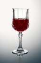 Crystal Glass with Red Wine